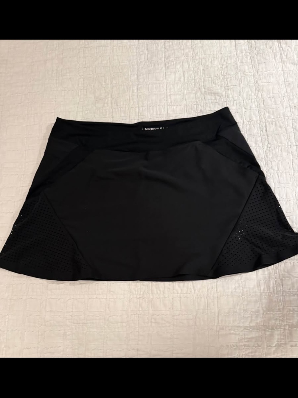 Nike Black Women's Sport Skirt with Mesh Panels